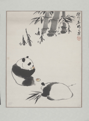 《熊貓》 吳作人