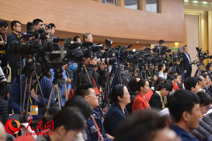 “黨的統一戰線工作和黨的對外交往”記者招待會現場