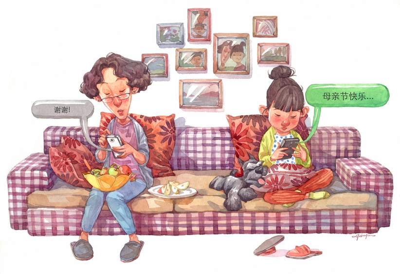 跟隨漫畫回顧《中國日報》35年:美術部歷屆中國新聞獎獲獎作品