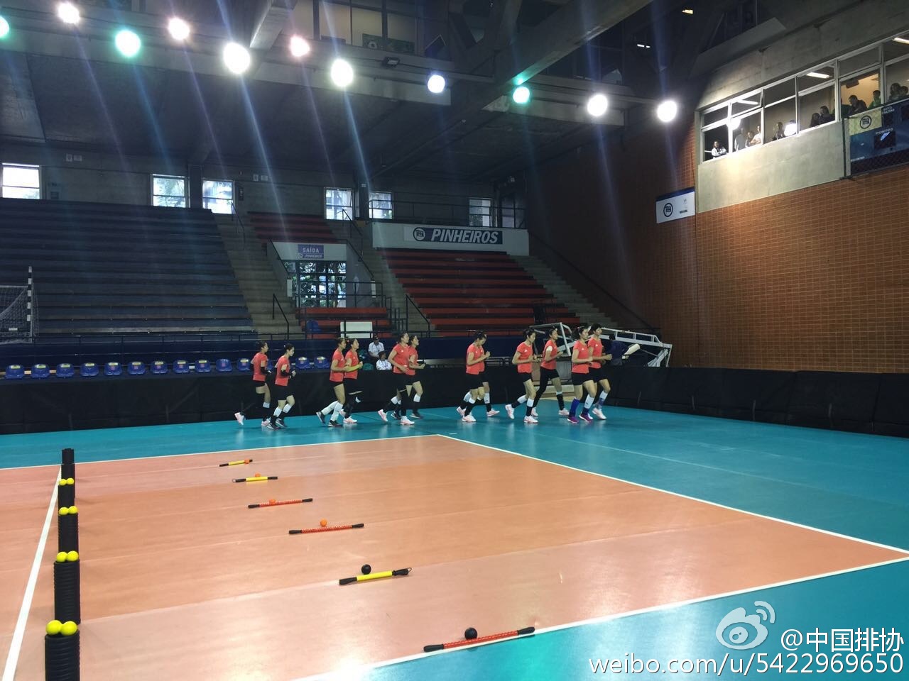 女排順利飛抵里約 圣保羅訓練營賽前忙備戰