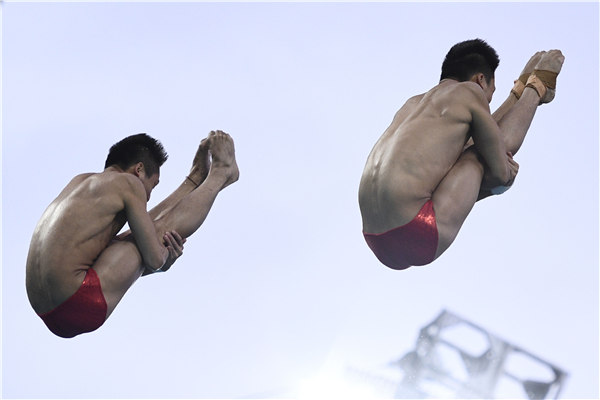 2016里約奧運會男子雙人10米跳臺決賽：林躍、陳艾森奪冠