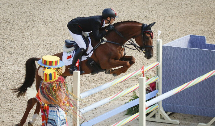 混血馬術選手華天與“堂.熱內盧”奧運會第8！