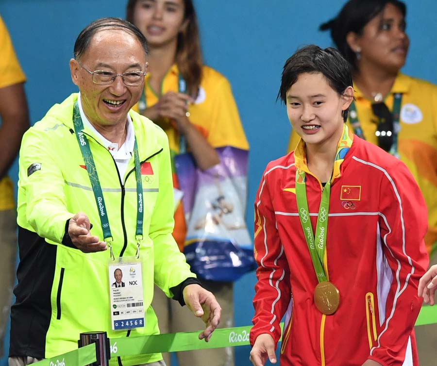跳水女子10米臺決賽 任茜、司雅杰包攬金銀牌