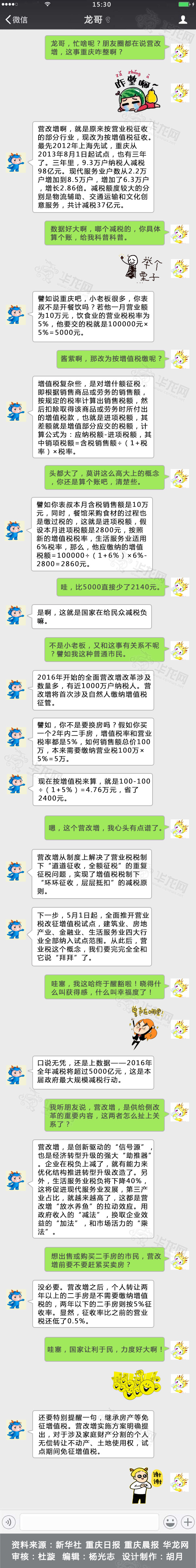 [治國理政新實踐·重慶篇]來漲姿勢 “營改增”在重慶改得咋樣了？
