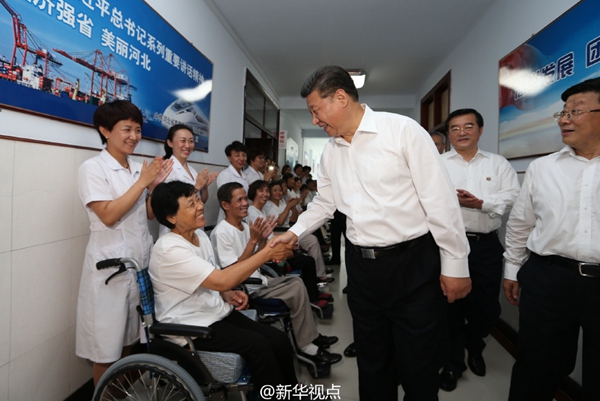 唐山大地震40周年之際,習近平考察唐山