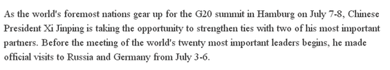 【老外談】習近平訪問俄德將極大促進“一帶一路”建設