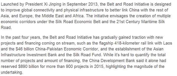 【老外談】“一帶一路”將為沿線國家經濟增長提供有效支撐