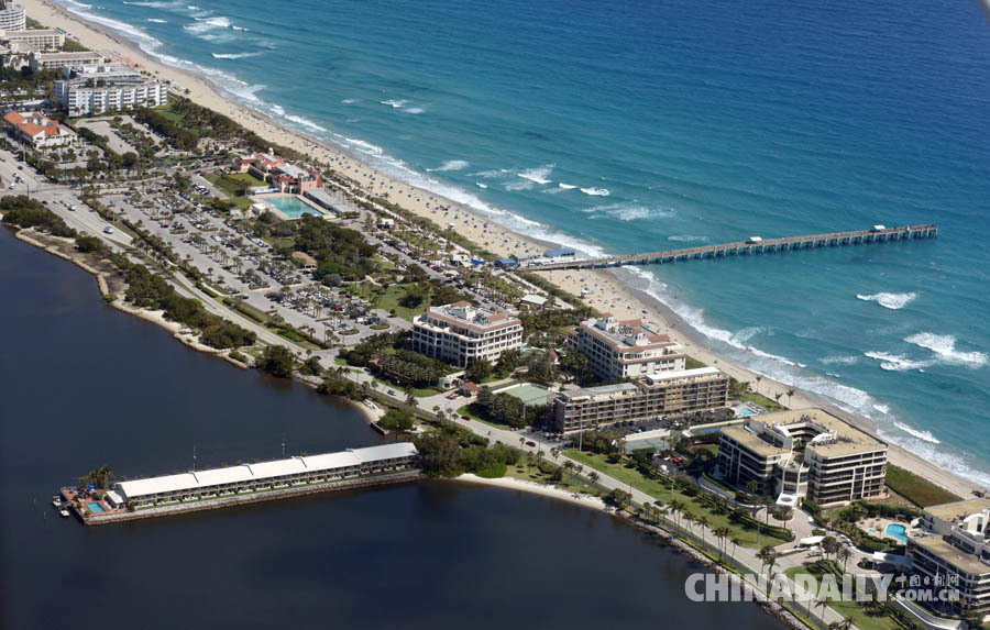 組圖：探訪中美元首即將會晤的海湖山莊