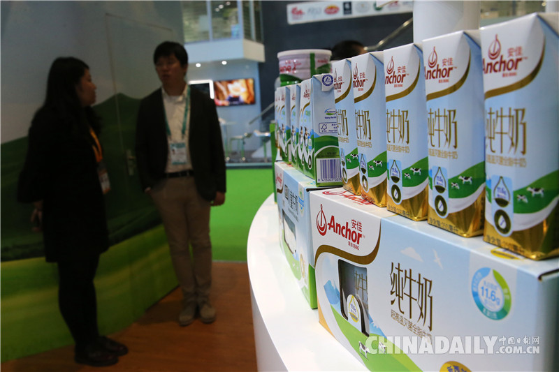 多家海外乳制品企業亮相進博會