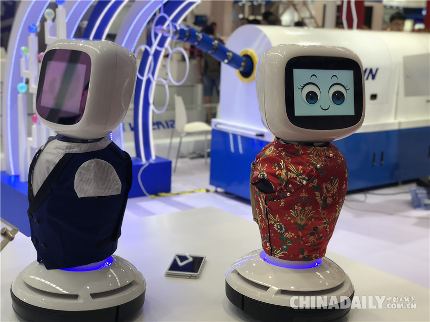 高顏值+神技能！一大波機器人“明星”亮相2018世界機器人大會
