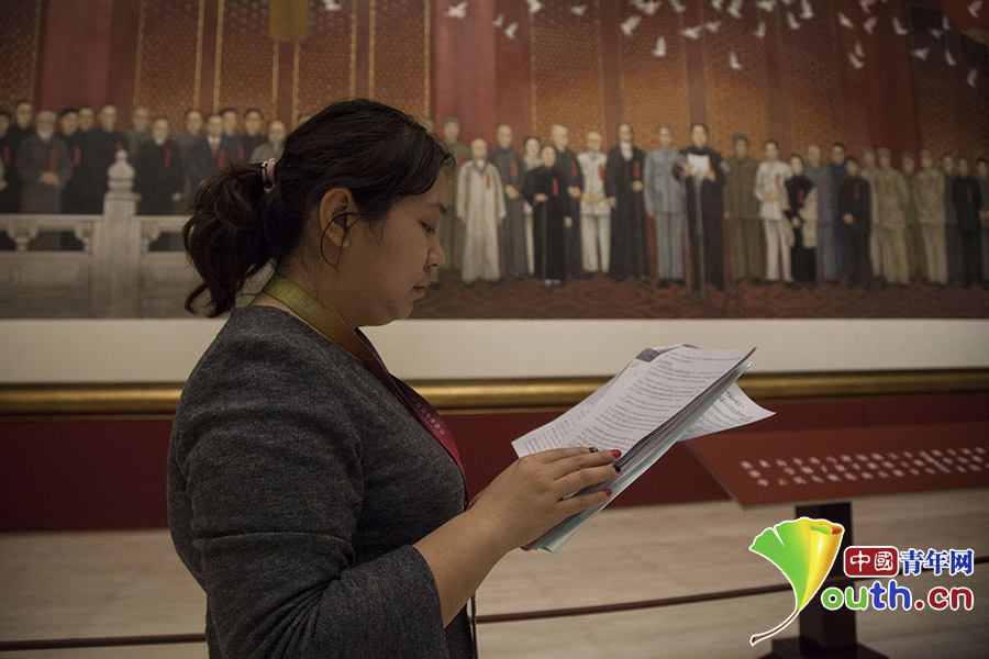 【網絡媒體走轉改】國家博物館志愿講解員閆天舒的別樣假期