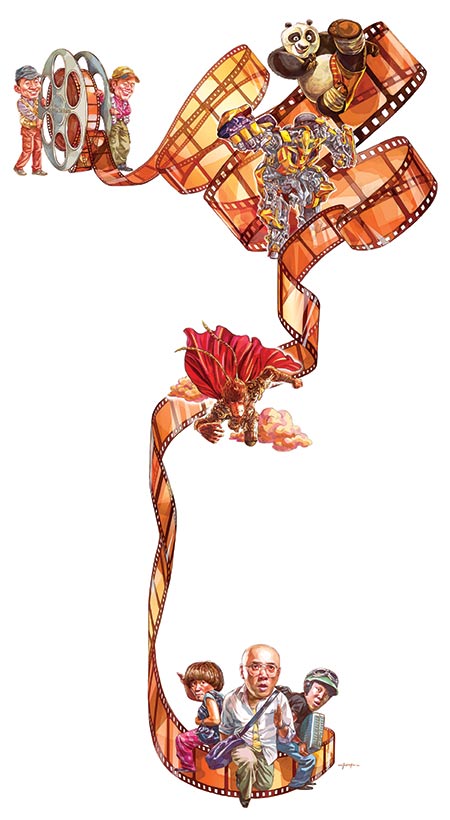 院線票房節節高升,中國電影蓬勃發展