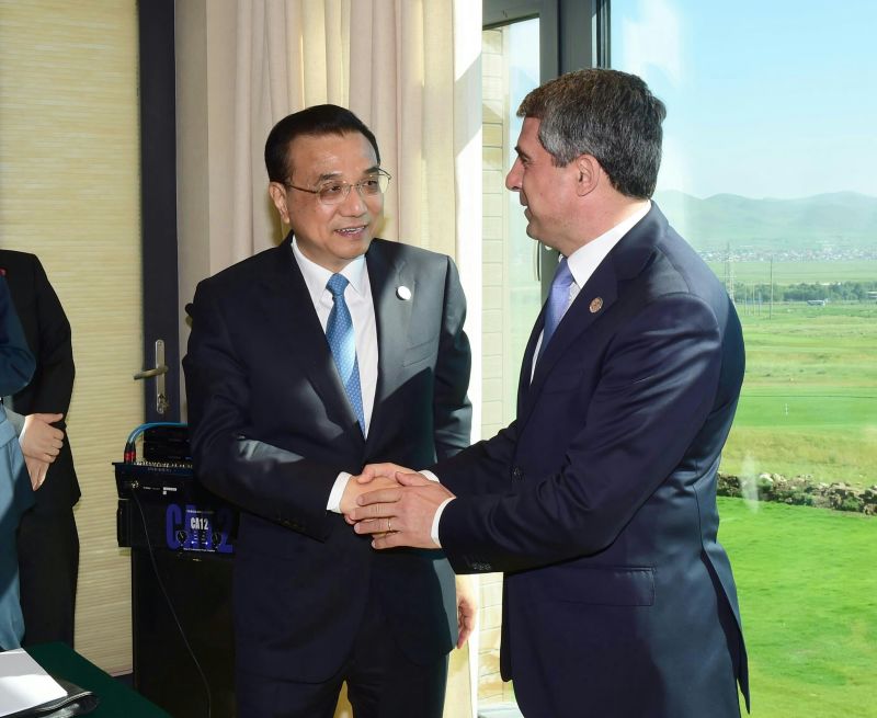 李克強會見保加利亞總統普列夫內利埃夫