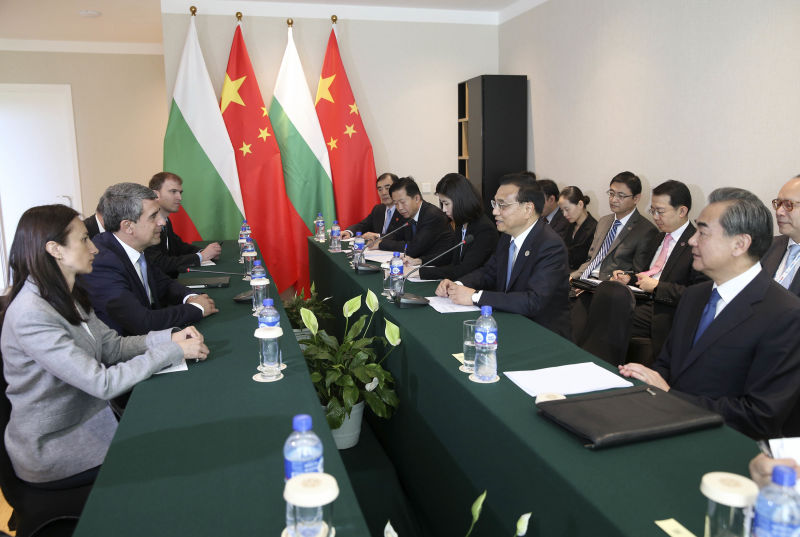 李克強會見保加利亞總統普列夫內利埃夫