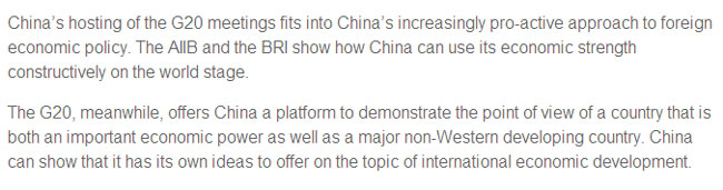 【老外談G20】G20峰會(huì)：中國經(jīng)驗(yàn) 世界共享