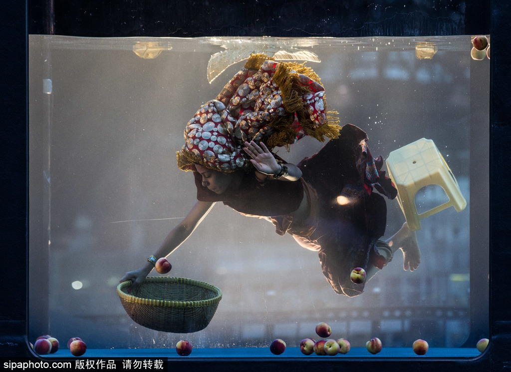 英國：水下表演項目Holoscenes亮相倫敦 所有節目在狹小水缸中完成