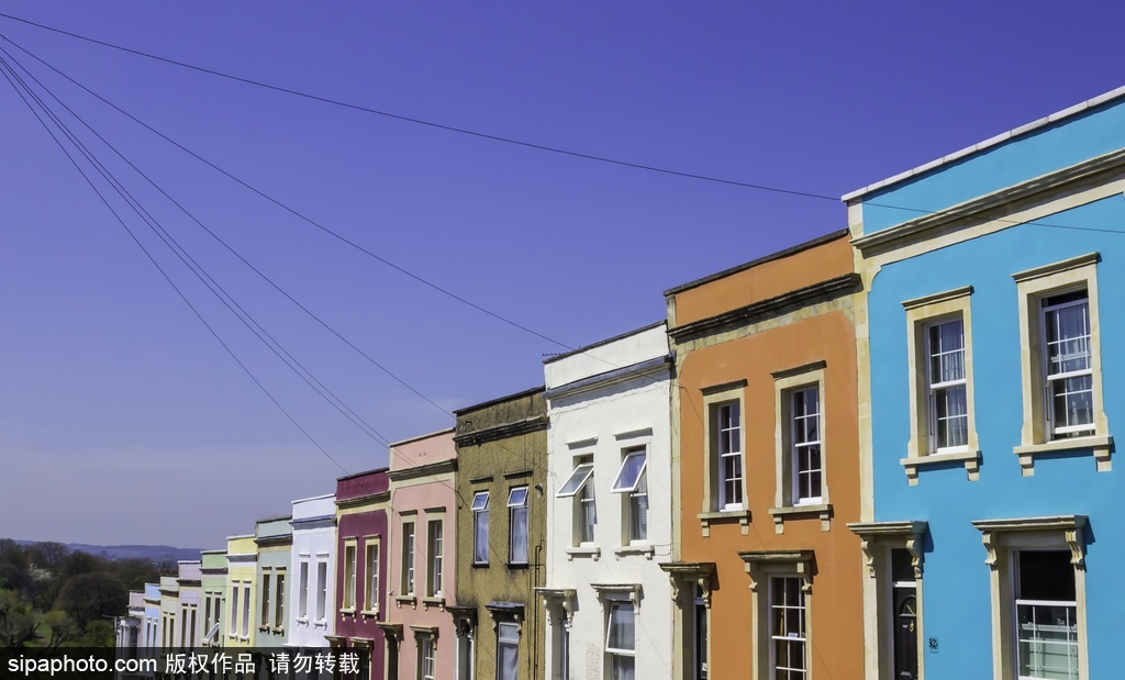 英國布里斯托爾將變彩色“童話世界” 政府出錢鼓勵民眾裝修