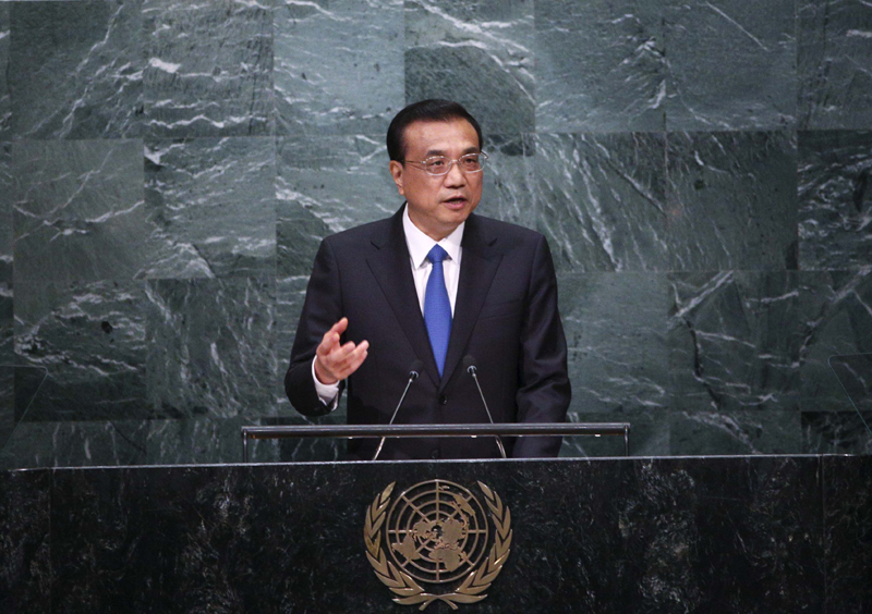 聯(lián)大“首秀”壓軸戲:李克強(qiáng)在聯(lián)大一般性辯論發(fā)表講話(huà)