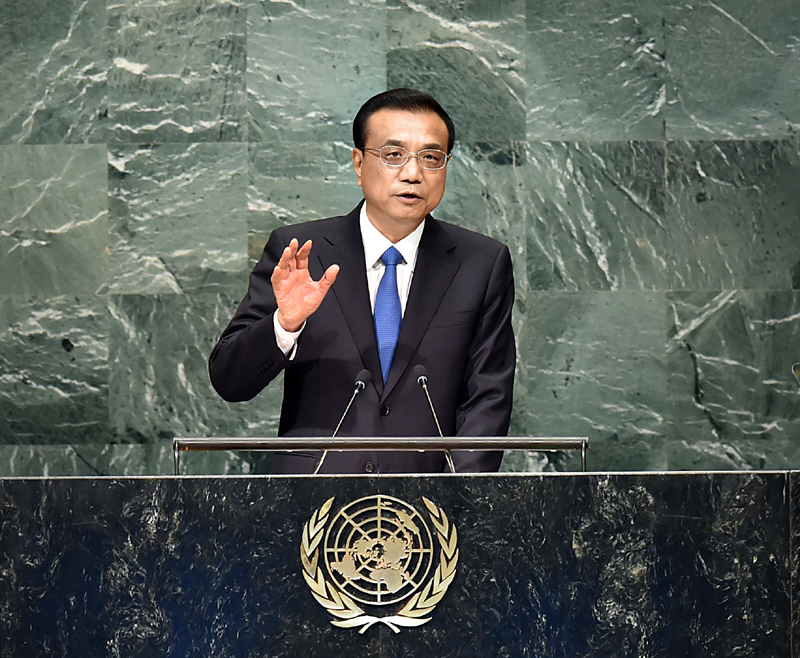 聯(lián)大“首秀”壓軸戲:李克強(qiáng)在聯(lián)大一般性辯論發(fā)表講話(huà)