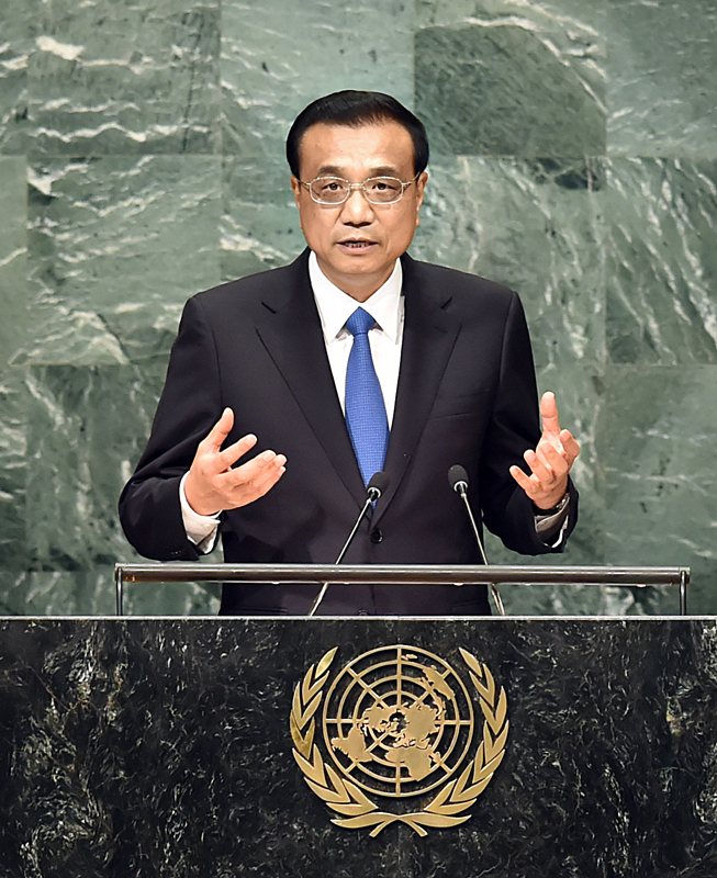 聯(lián)大“首秀”壓軸戲:李克強(qiáng)在聯(lián)大一般性辯論發(fā)表講話(huà)