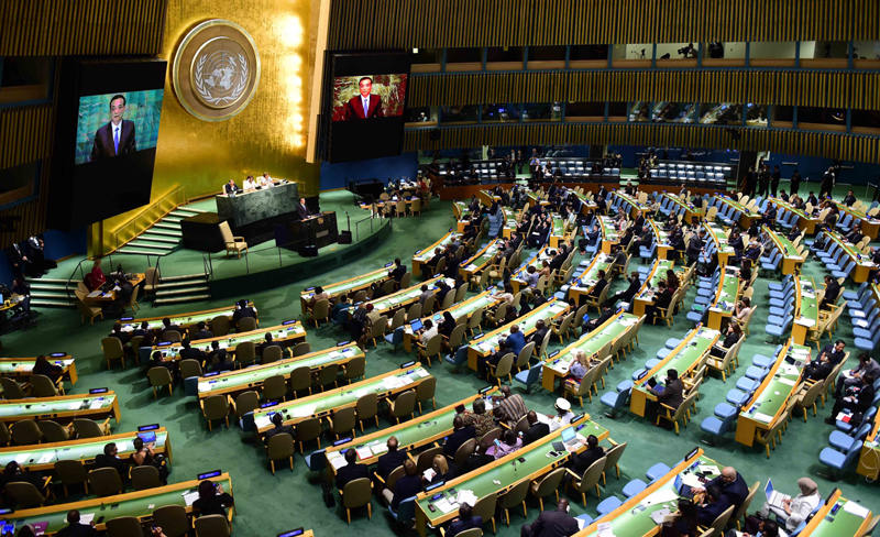 聯(lián)大“首秀”壓軸戲:李克強(qiáng)在聯(lián)大一般性辯論發(fā)表講話(huà)