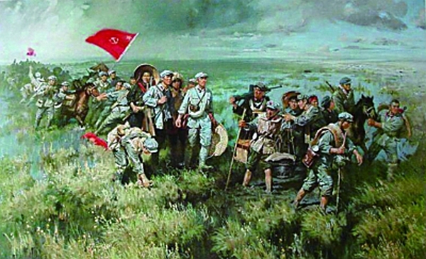 紅軍長(zhǎng)征的精神永遠(yuǎn)激勵(lì)我們奮勇前進(jìn)