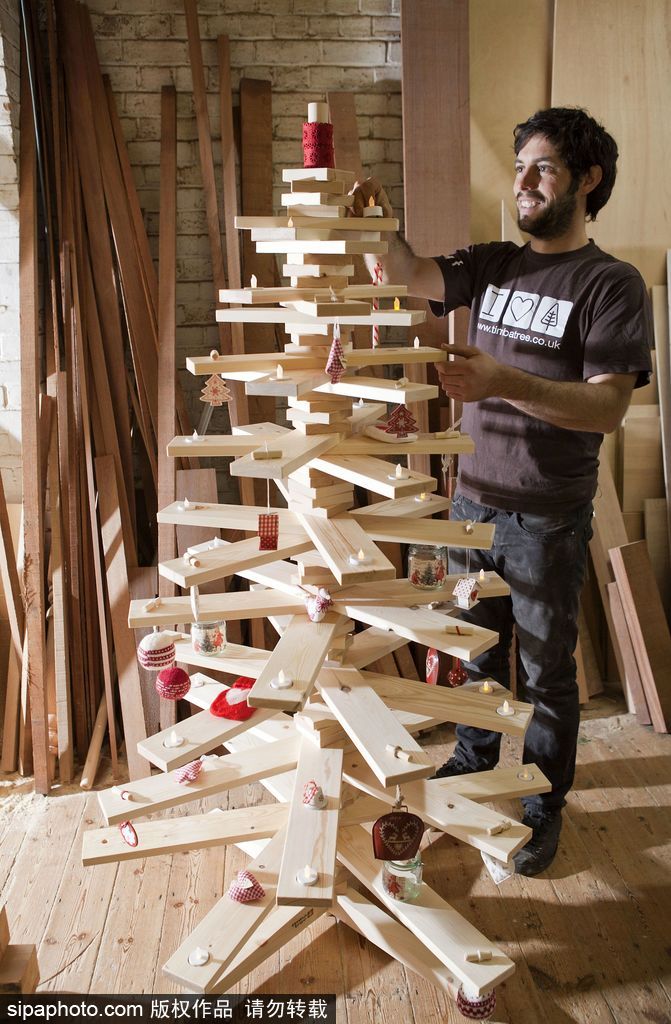 圣誕樹不一定是棵樹 盤點世界上腦洞大開的圣誕樹