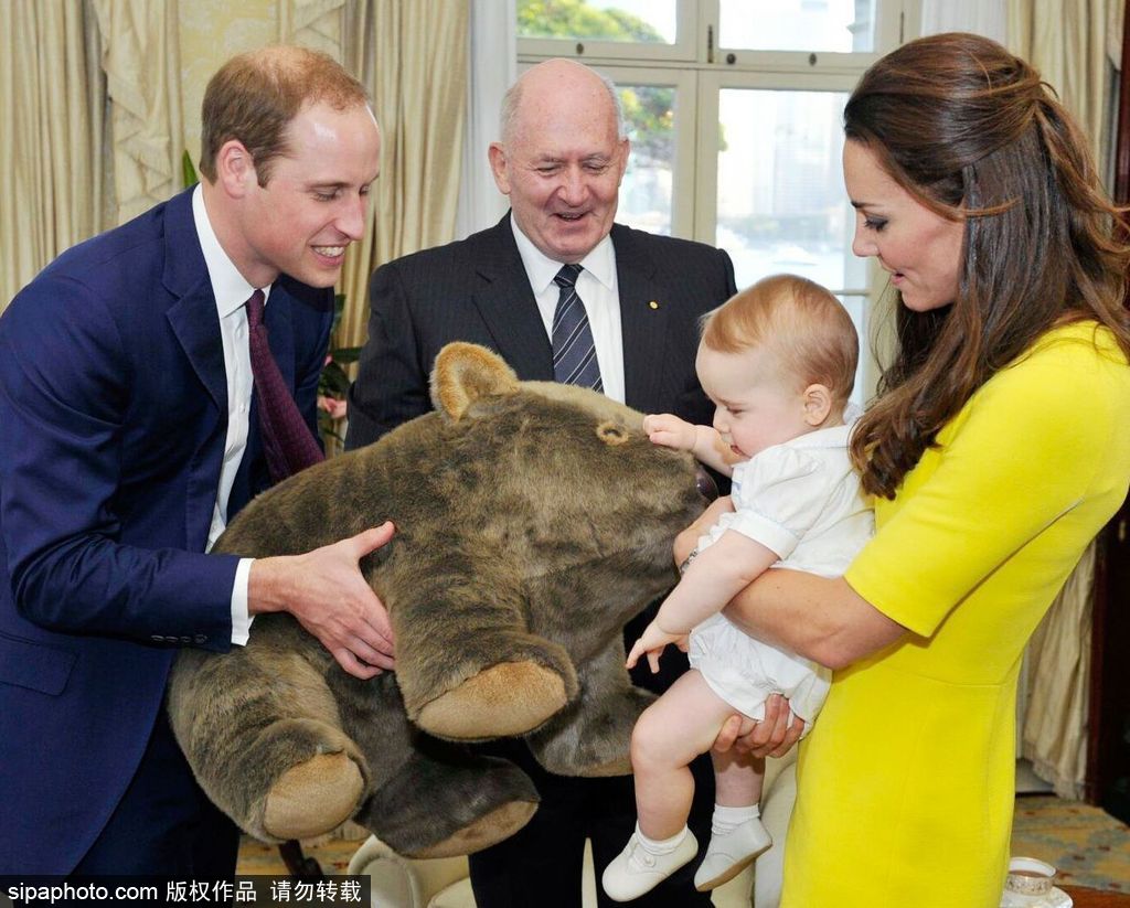 論抱娃我只服英國凱特王妃 王子公主萌態百出