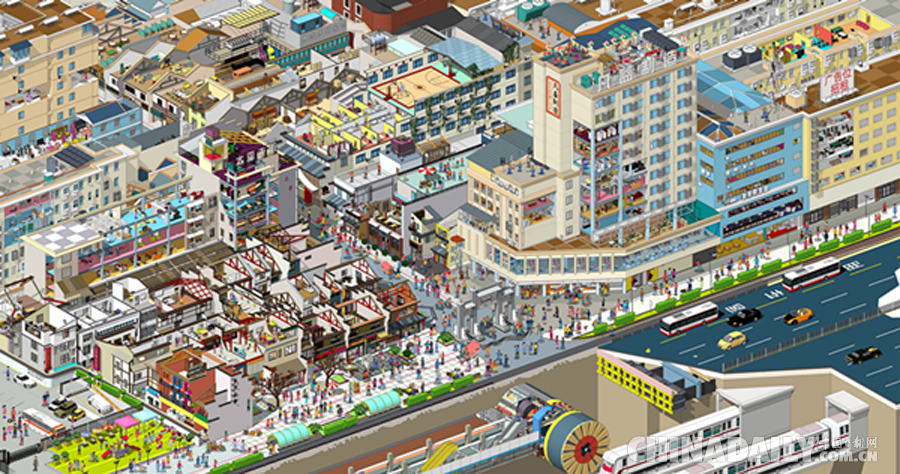 長沙建筑師耗時(shí)三年打造“手繪太平街” 喚起你的回憶了嗎？