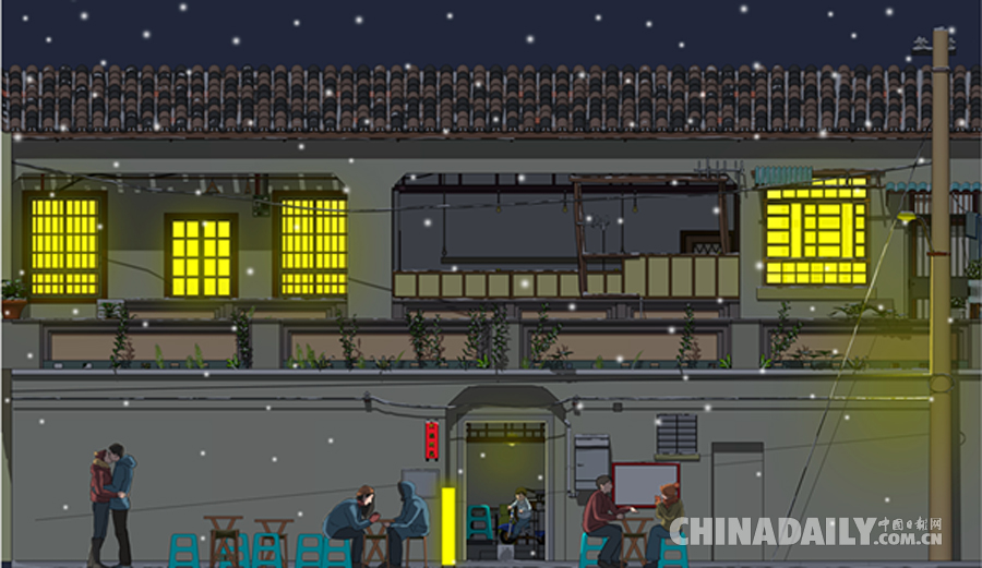 長沙建筑師耗時(shí)三年打造“手繪太平街” 喚起你的回憶了嗎？