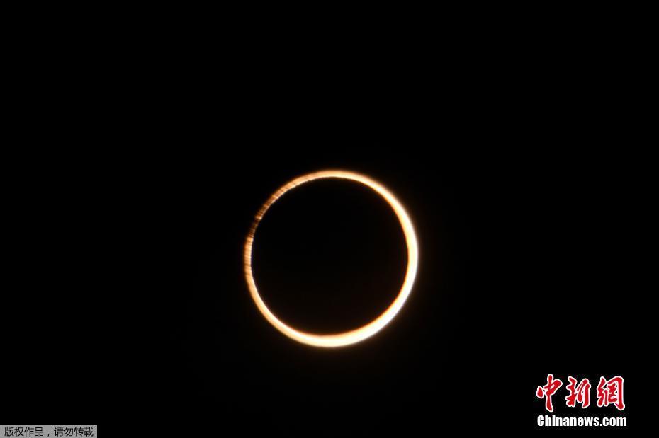 南半球現日食奇觀 高懸天宇似“魔戒”（組圖）