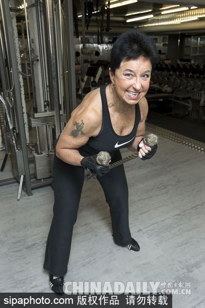 健身永不老！瑞典80歲奶奶秀結實線條肌肉