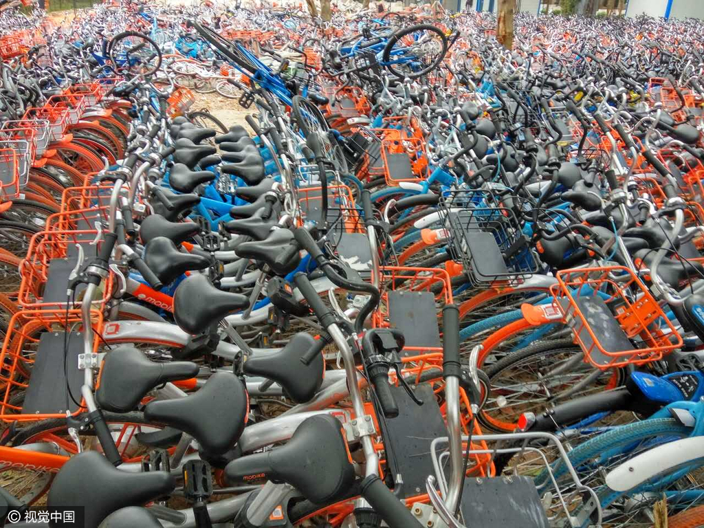 數百輛共享單車被扣 園區回應：已和運營方約談