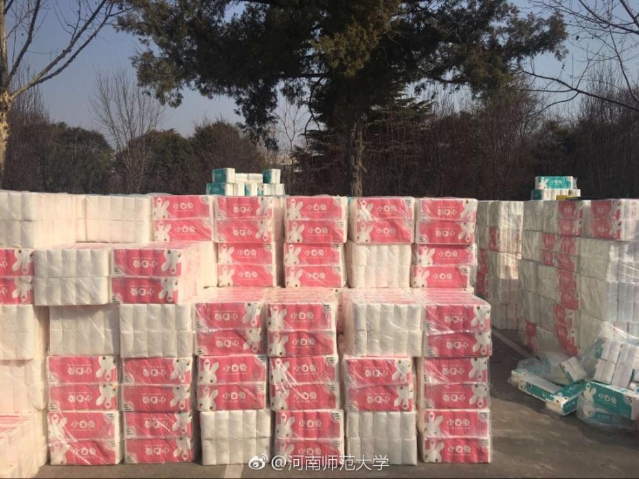 貼心！河南一高校為女生發衛生紙福利