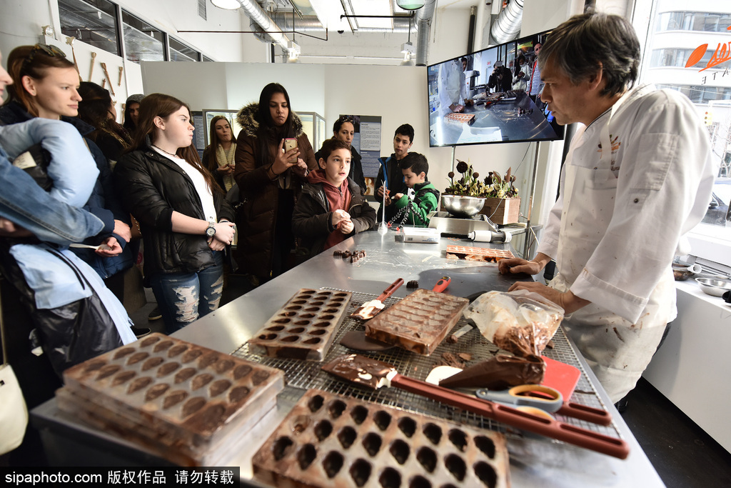 紐約首家巧克力博物館開(kāi)放 親手制作感受巧克力香濃