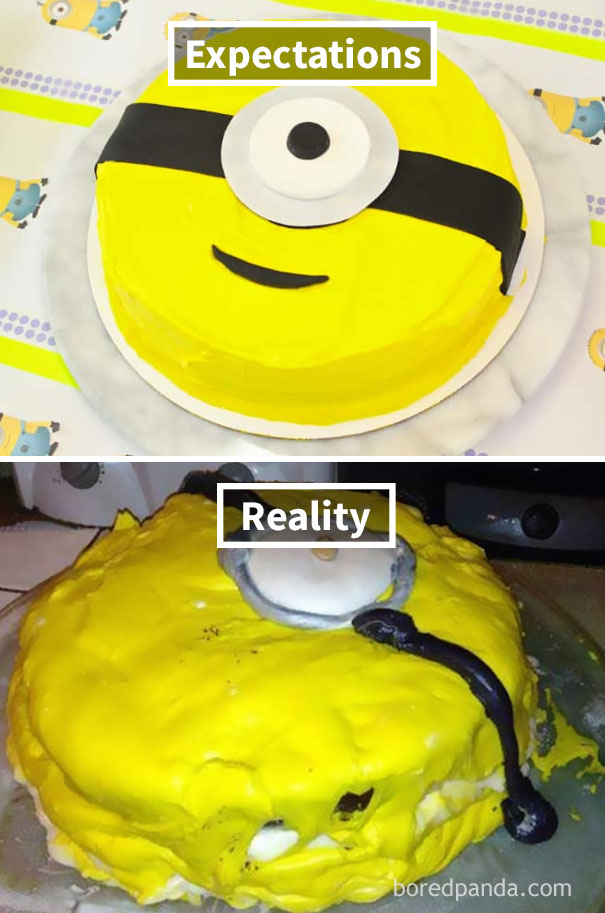 理想VS現實：這不是我想要的蛋糕！