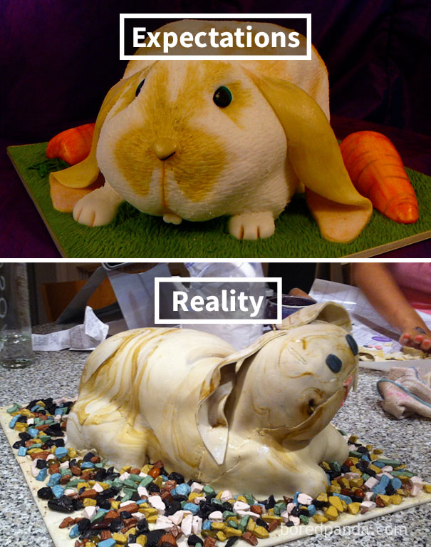 理想VS現(xiàn)實：這不是我想要的蛋糕！