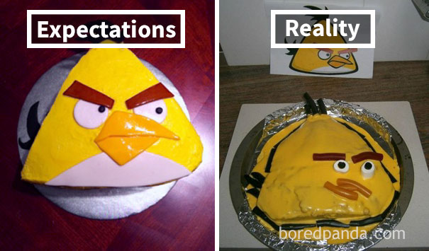 理想VS現(xiàn)實：這不是我想要的蛋糕！