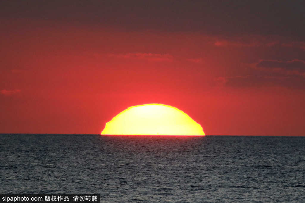 大美無言 英吉利海峽的絕美日落