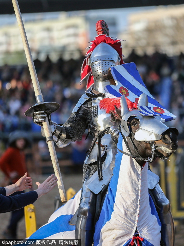 莫斯科舉行國際騎士節(jié) 全副武裝重現(xiàn)“中世紀(jì)”戰(zhàn)斗場景