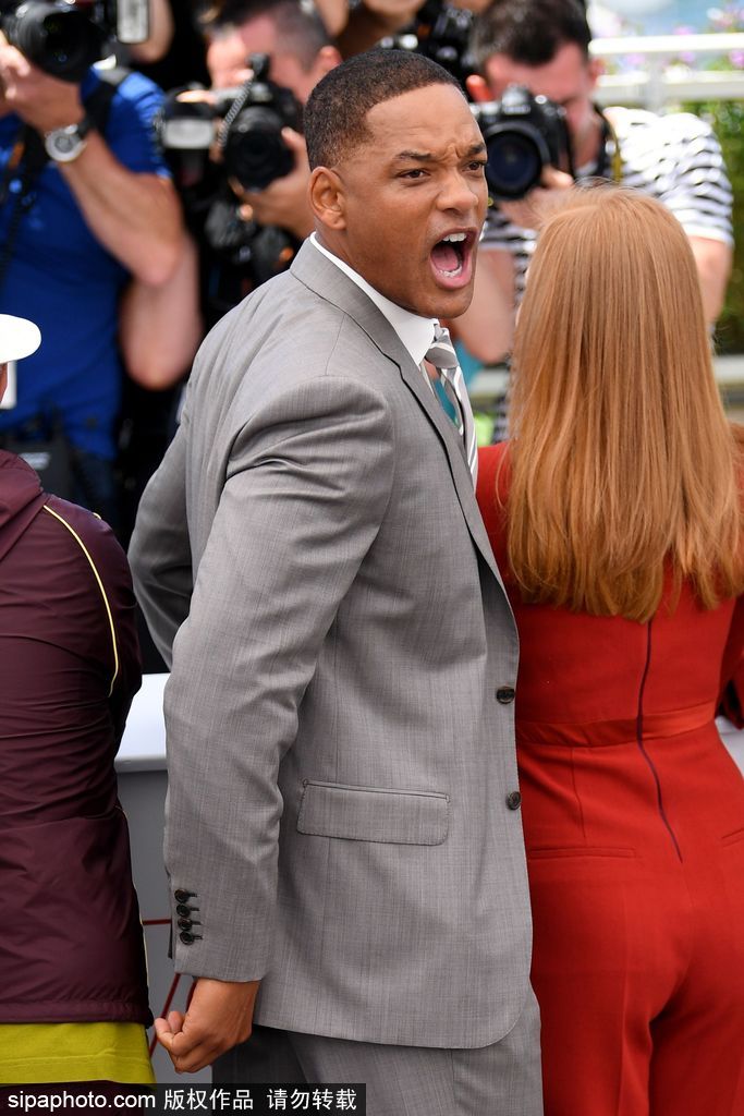 70屆戛納：你腫么了？威爾·史密斯變”逗比表情帝“一言難盡