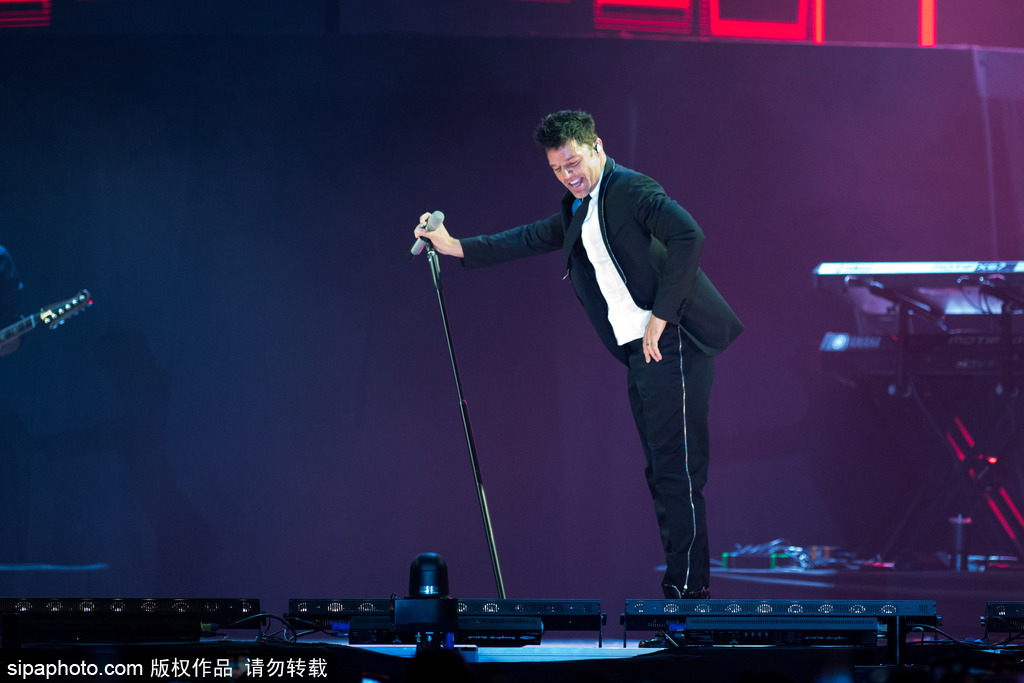 拉丁歌王瑞奇·馬丁西班牙火爆開唱彰顯個人魅力