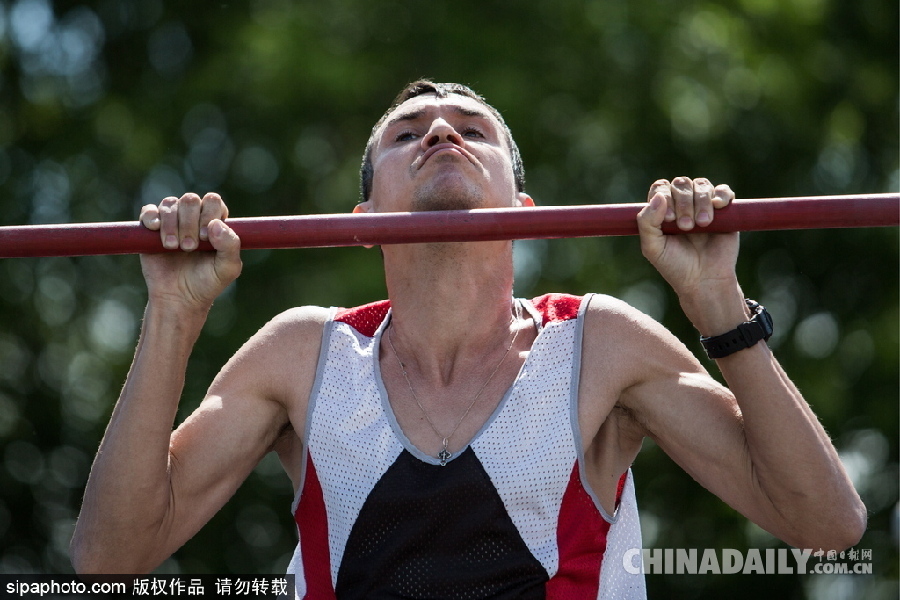 俄羅斯全民健身項目測試 民眾熱情參與
