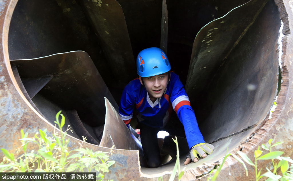 戰斗民族萌娃不簡單 俄羅斯緊急情況部組織兒童夏令營
