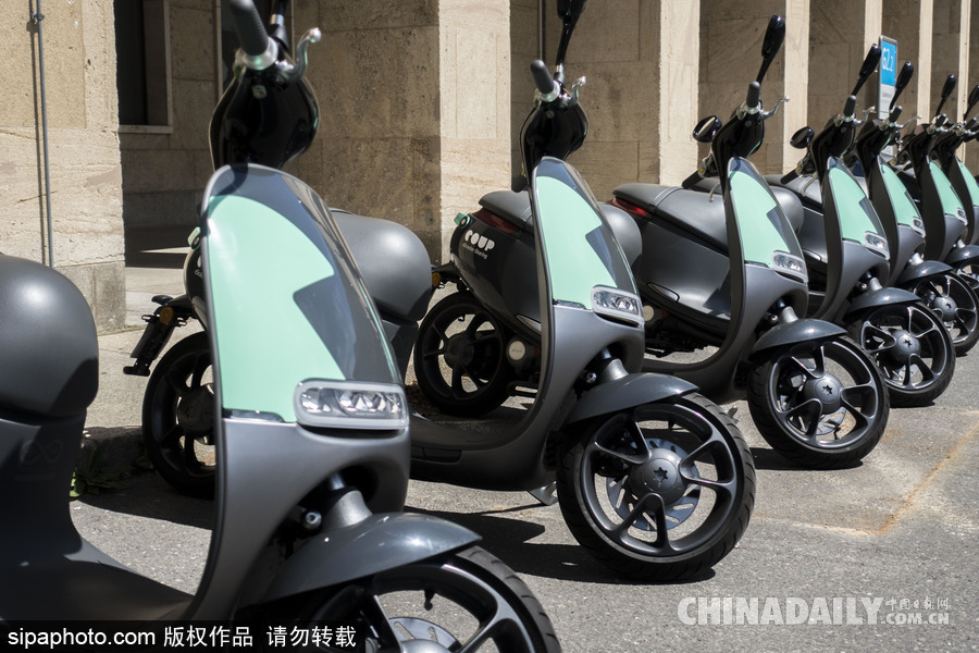 德國柏林也刮起“共享風” 街頭現共享電動車