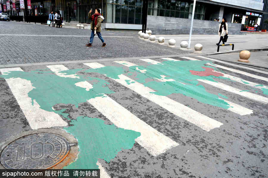 斑馬線也瘋狂 盤點創意人行橫道藝術