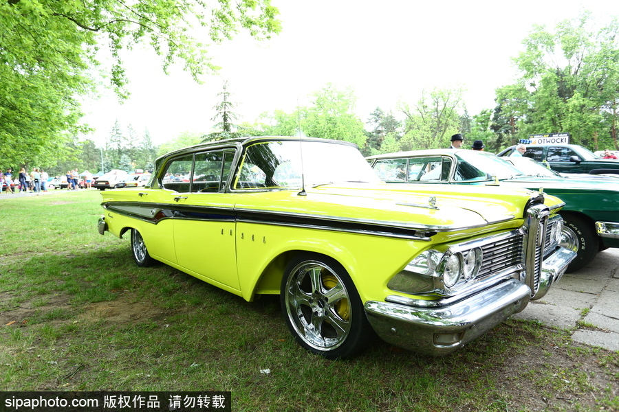 波蘭舉行復(fù)古車(chē)展 細(xì)數(shù)經(jīng)典老爺車(chē)停留的歲月