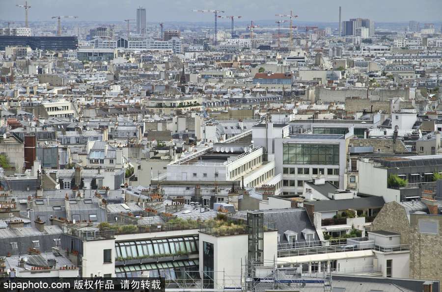 你眼中的巴黎！巴黎上空俯瞰城市圖景