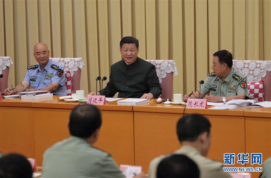 新調(diào)整組建的軍事科學(xué)院　國防大學(xué)　國防科技大學(xué)成立大會(huì)暨軍隊(duì)院校　科研機(jī)構(gòu)　訓(xùn)練機(jī)構(gòu)主要領(lǐng)導(dǎo)座談會(huì)在京舉行