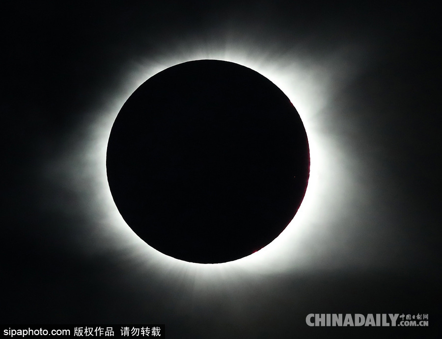 百年一遇日全食如約而至 橫貫美國東西兩岸